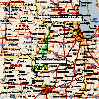 Hannibal, MO to Mississippi Palisades State Park Campground